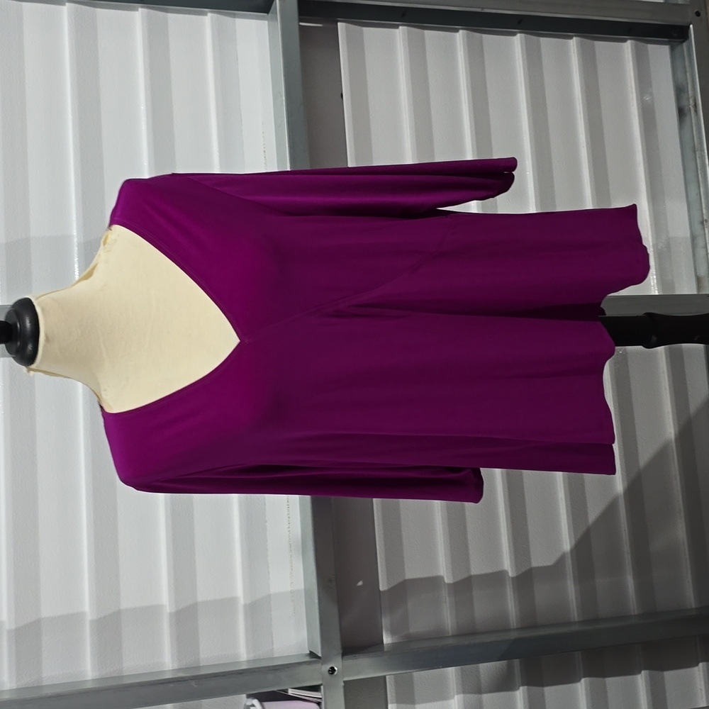 CSC Women's Plus Size Purple Tunic Topโ Size 1X